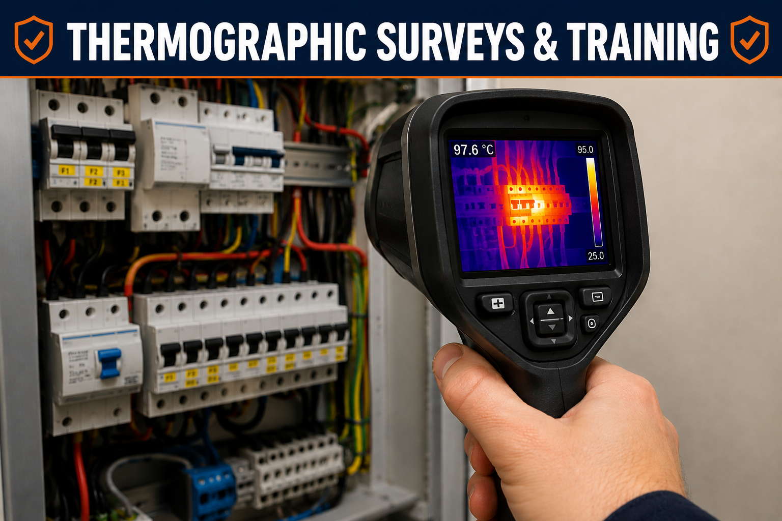 Thermographic electrical survey