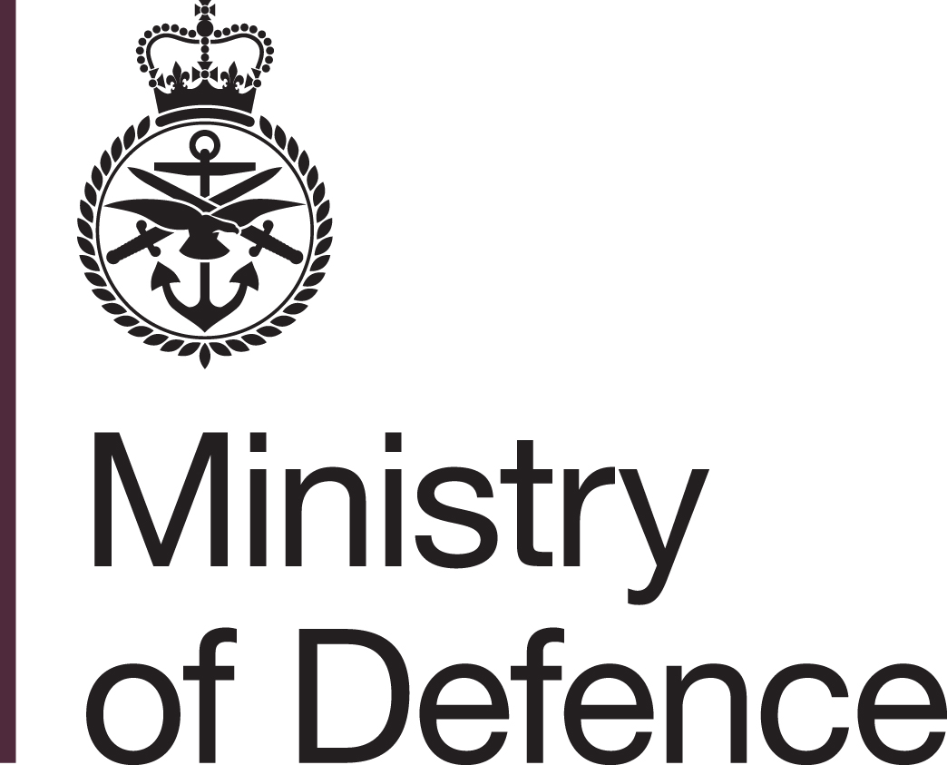 UK Ministry of Defence MOD logo - defence electrical engineering and safety experience